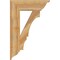 Ekena Millwork Balboa Traditional Rough Sawn Bracket, Western Red Cedar, 6"W x 24"D x 36"H BKT06X24X36BOA01RWR - alternate 2